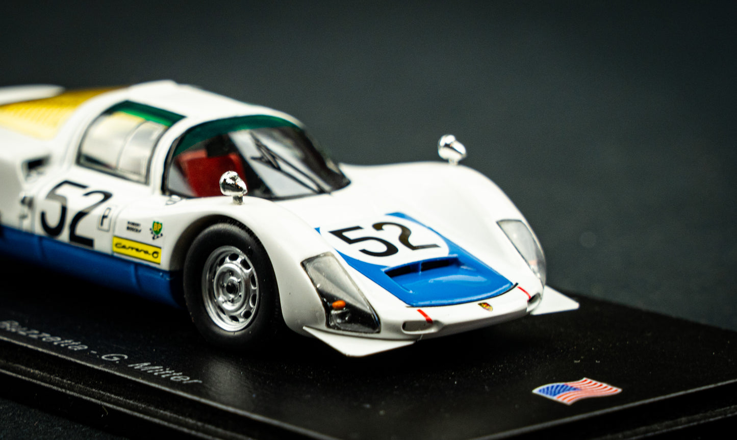 Porsche 906 lim.edition 300 Stk. #52 Herrmann/Buzzetta/Mitter - 4th 12h Sebring 1966 - 1:43