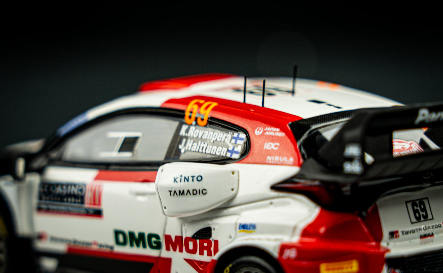 Toyota GR Yaris Rallye #69 K. Rovanperä / J. Halttunen - Rallye Monte Carlo 2022 Spark 1:43