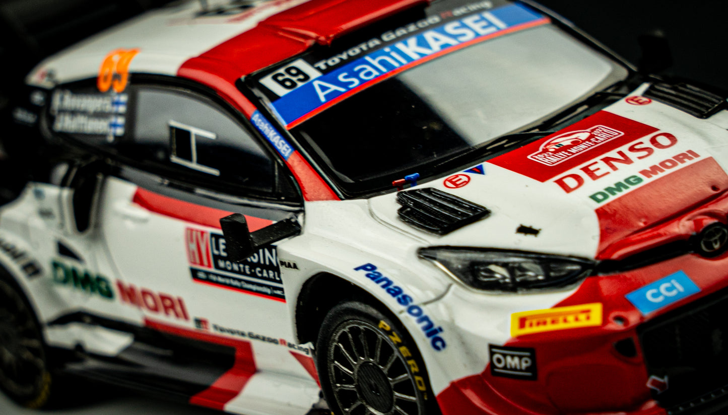 Toyota GR Yaris Rallye #69 K. Rovanperä / J. Halttunen - Rallye Monte Carlo 2022 Spark 1:43