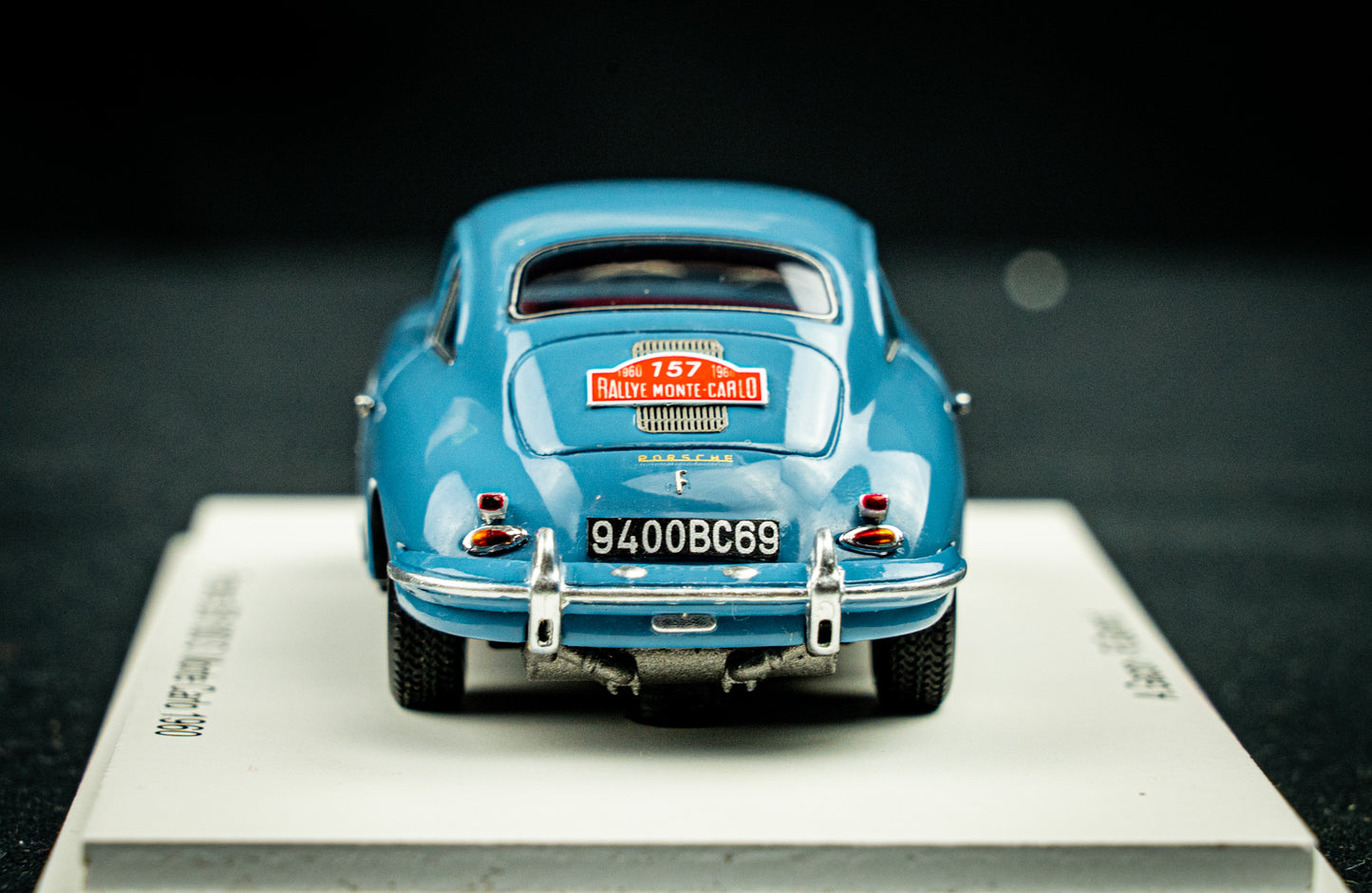 Porsche 356B 1600S #157 A. Gacon / R. Gannot - Rallye Monte Carlo 1960 - Spark 1:43