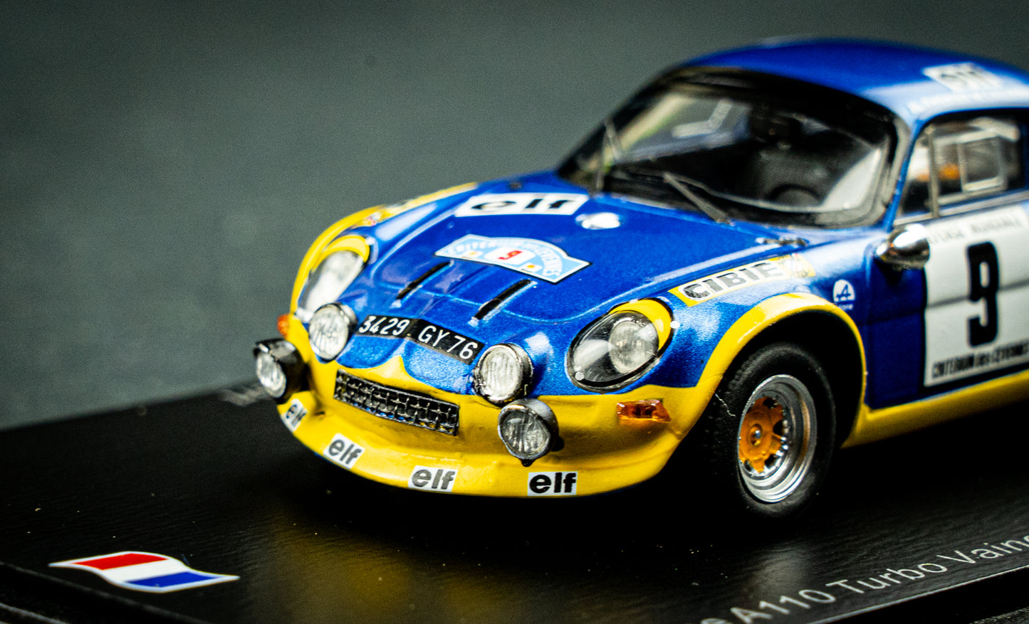 Renault Alpine A110 Turbo lim. edition 500 Stk. - #9 Therier / Callewaert - P1 Cevennes 1972 1:43