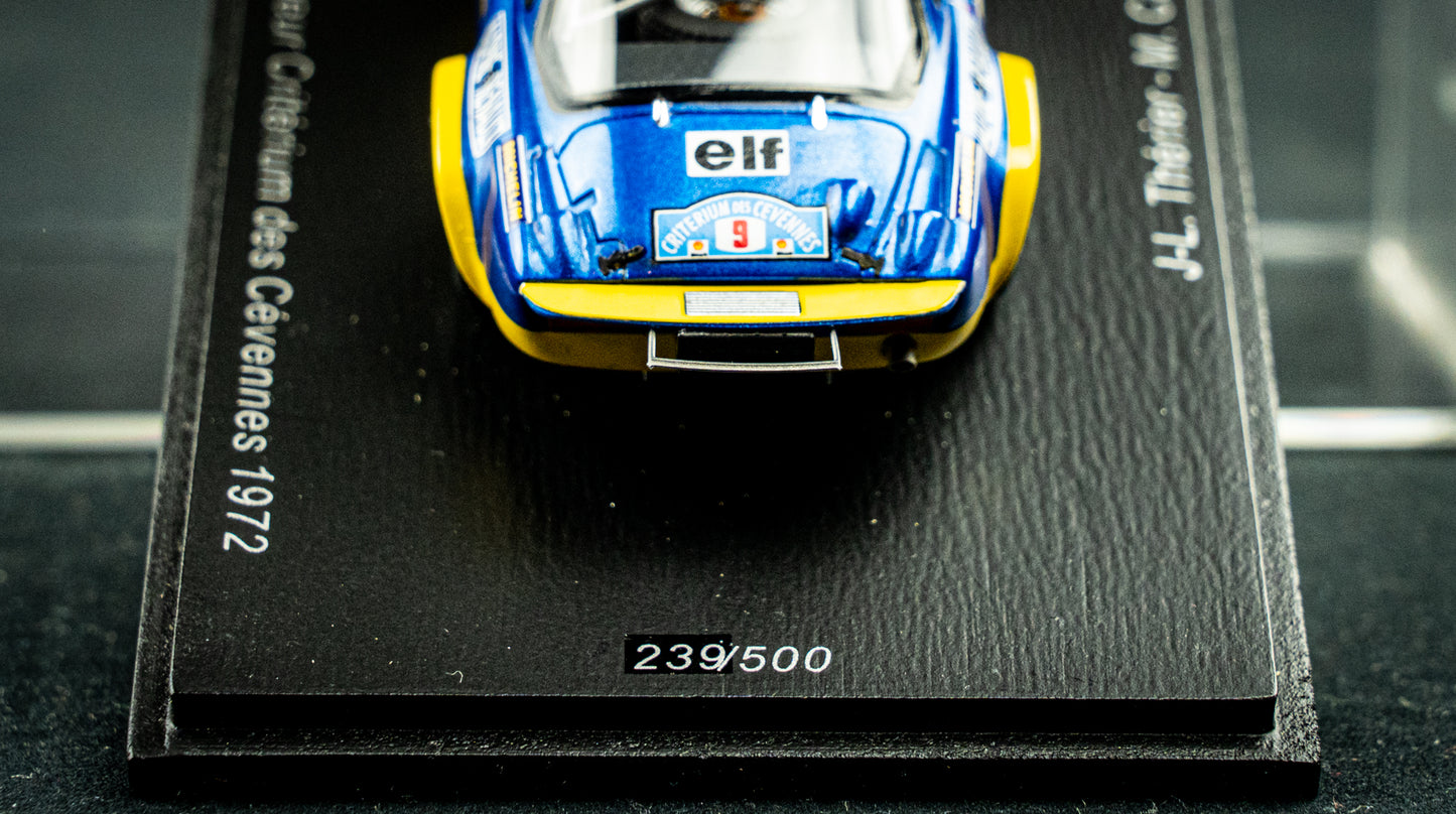 Renault Alpine A110 Turbo lim. edition 500 Stk. - #9 Therier / Callewaert - P1 Cevennes 1972 1:43