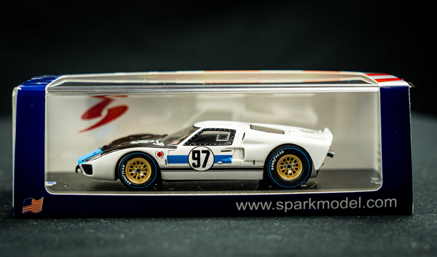 Ford GT40 MK2 lim. edition 500 Stk. #97 Gurney / Grant - 2nd 24h Daytona 1966 - 1:43