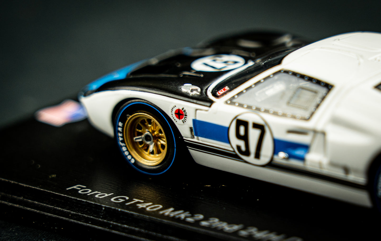 Ford GT40 MK2 lim. edition 500 Stk. #97 Gurney / Grant - 2nd 24h Daytona 1966 - 1:43