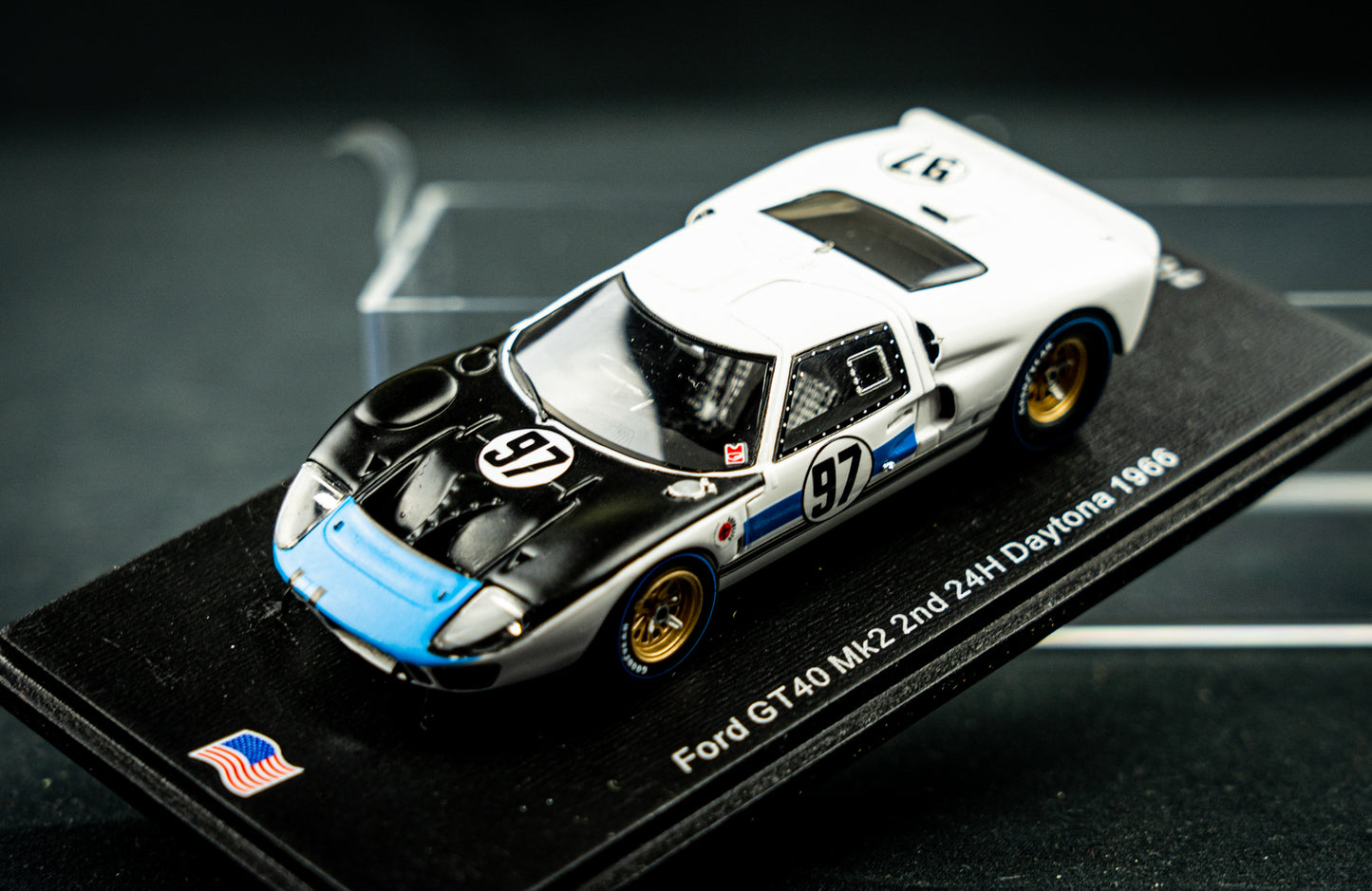 Ford GT40 MK2 lim. edition 500 Stk. #97 Gurney / Grant - 2nd 24h Daytona 1966 - 1:43