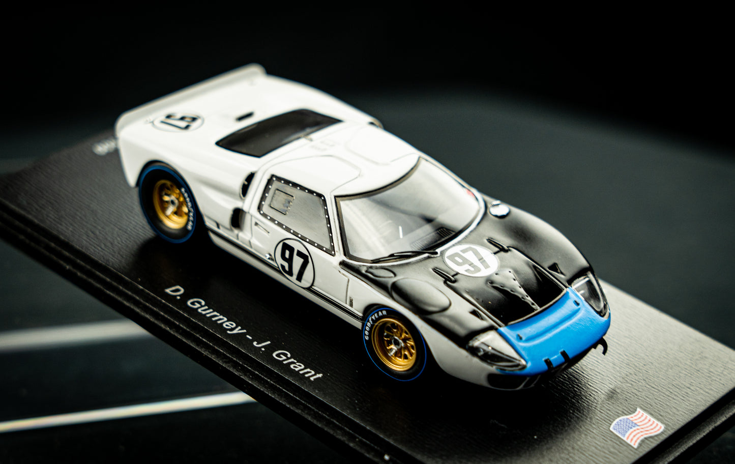 Ford GT40 MK2 lim. edition 500 Stk. #97 Gurney / Grant - 2nd 24h Daytona 1966 - 1:43