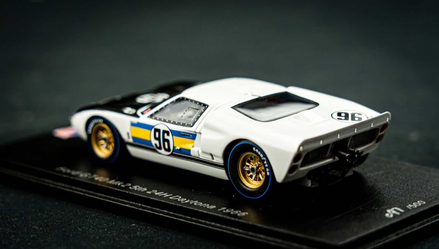 Ford GT40 MK2 lim. edition 500 Stk. - #96 Amon / McLaren - 5th 24h Daytona 1966 - 1:43