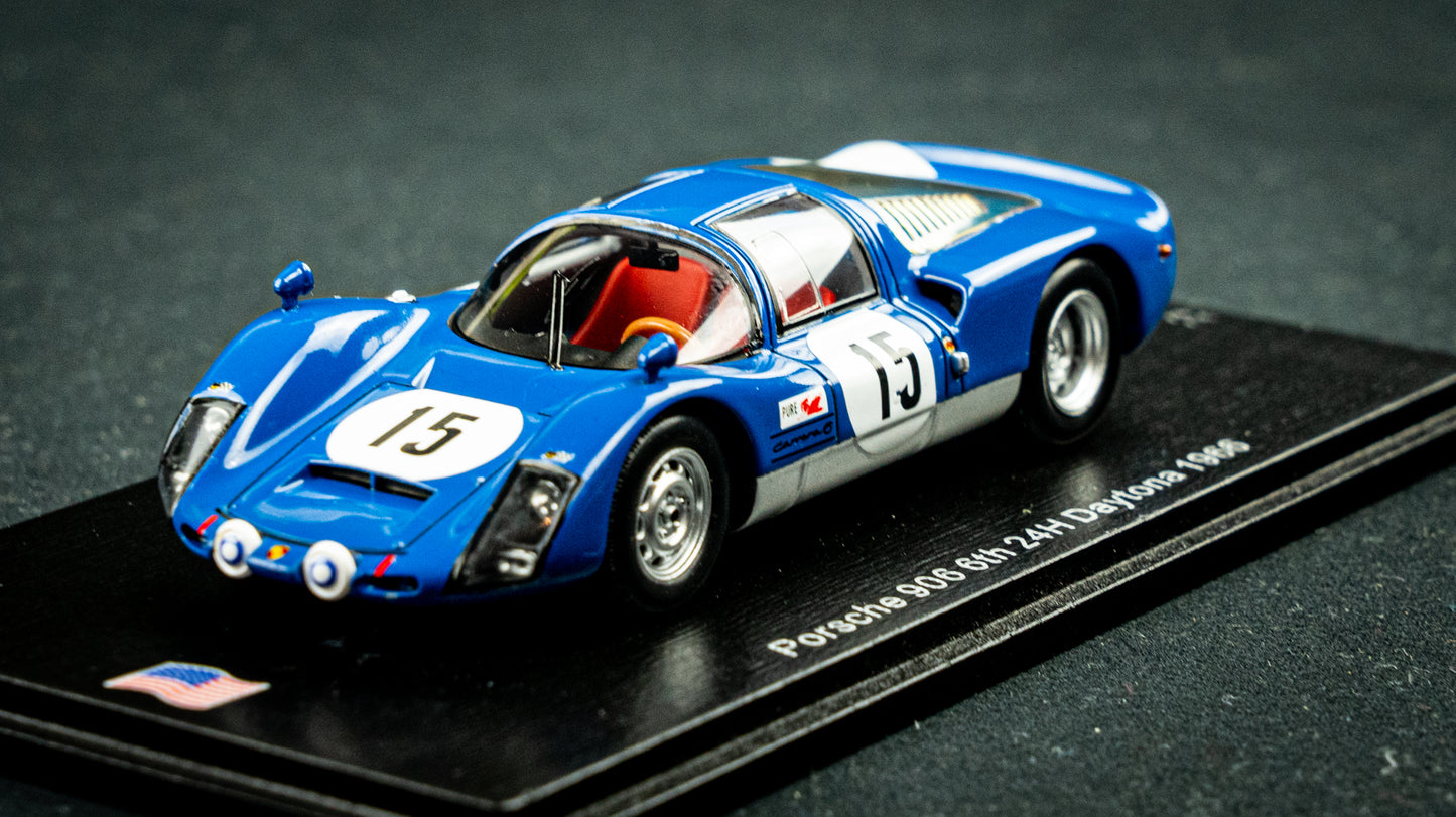 Porsche 906 lim. edition 300 Stk. #15 Herrmann / Linge - 6th 24h Daytona 1966 1:43