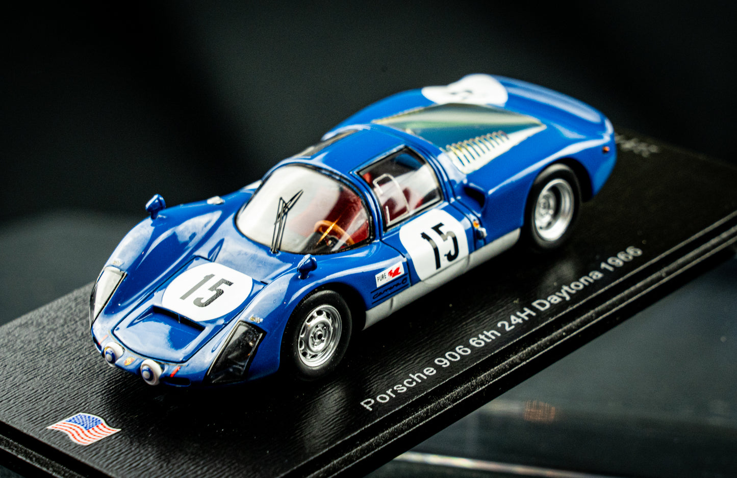Porsche 906 lim. edition 300 Stk. #15 Herrmann / Linge - 6th 24h Daytona 1966 1:43