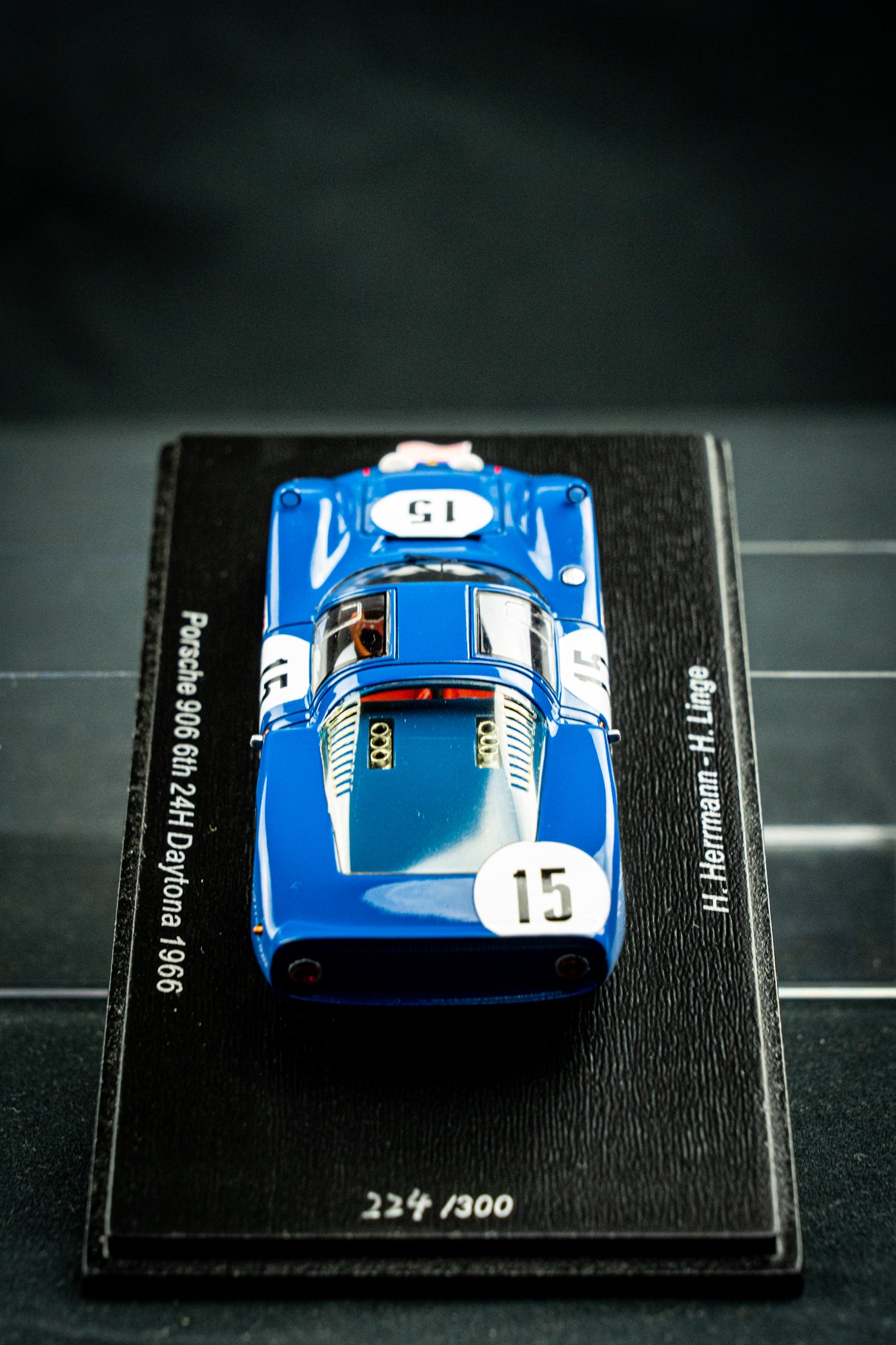 Porsche 906 lim. edition 300 Stk. #15 Herrmann / Linge - 6th 24h Daytona 1966 1:43