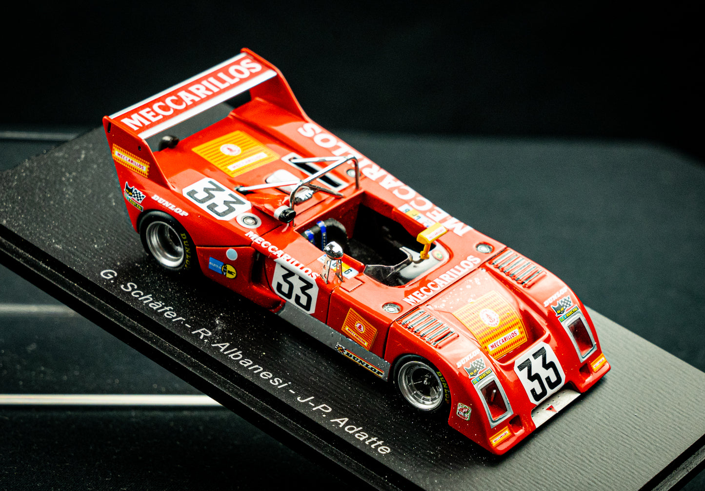 Chevron B36 #33 Schäfer / Albanesi / Adatte - 24h LeMans 1976 - Spark 1:43