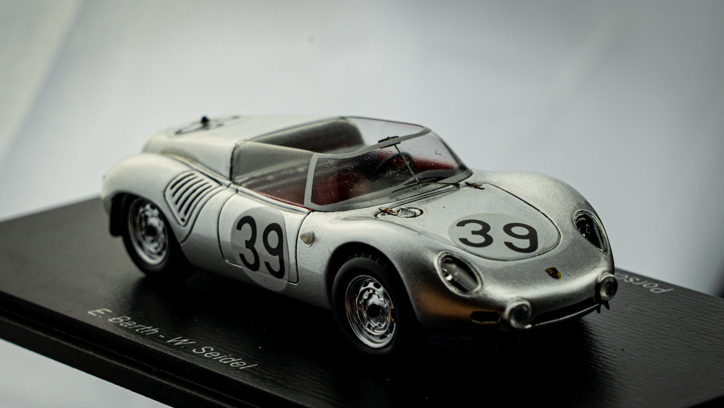 Porsche RS60 #39 Barth / Seidel - 12th 24h LeMans 1960 - Spark 1:43