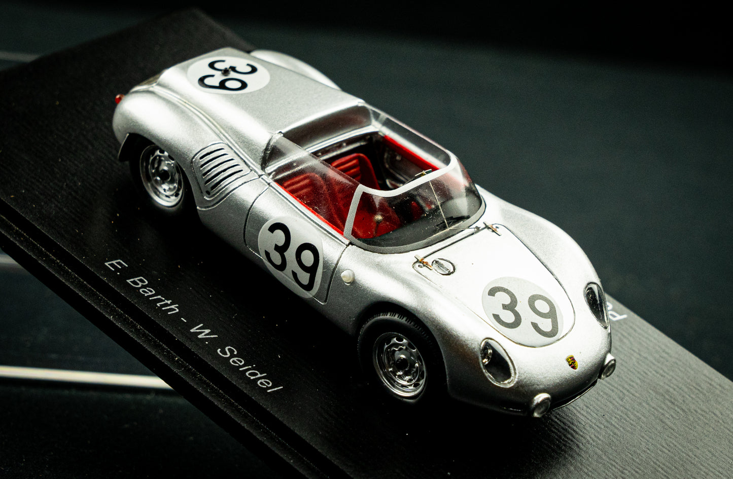 Porsche RS60 #39 Barth / Seidel - 12th 24h LeMans 1960 - Spark 1:43