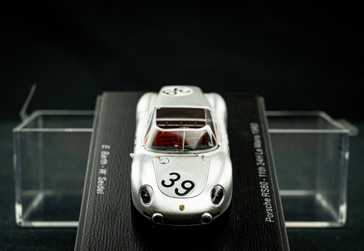 Porsche RS60 #39 Barth / Seidel - 12th 24h LeMans 1960 - Spark 1:43
