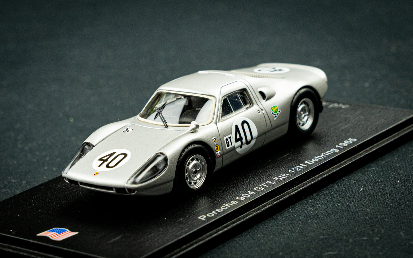 Porsche 904 GTS lim. edition 300 Stk. #40 Underwood / Klass - 5th 12h Sebring 1965 1:43