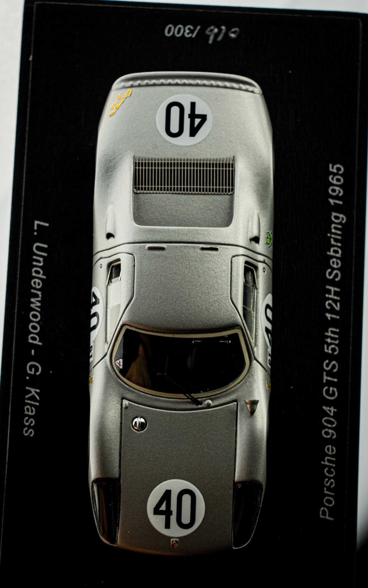 Porsche 904 GTS lim. edition 300 Stk. #40 Underwood / Klass - 5th 12h Sebring 1965 1:43
