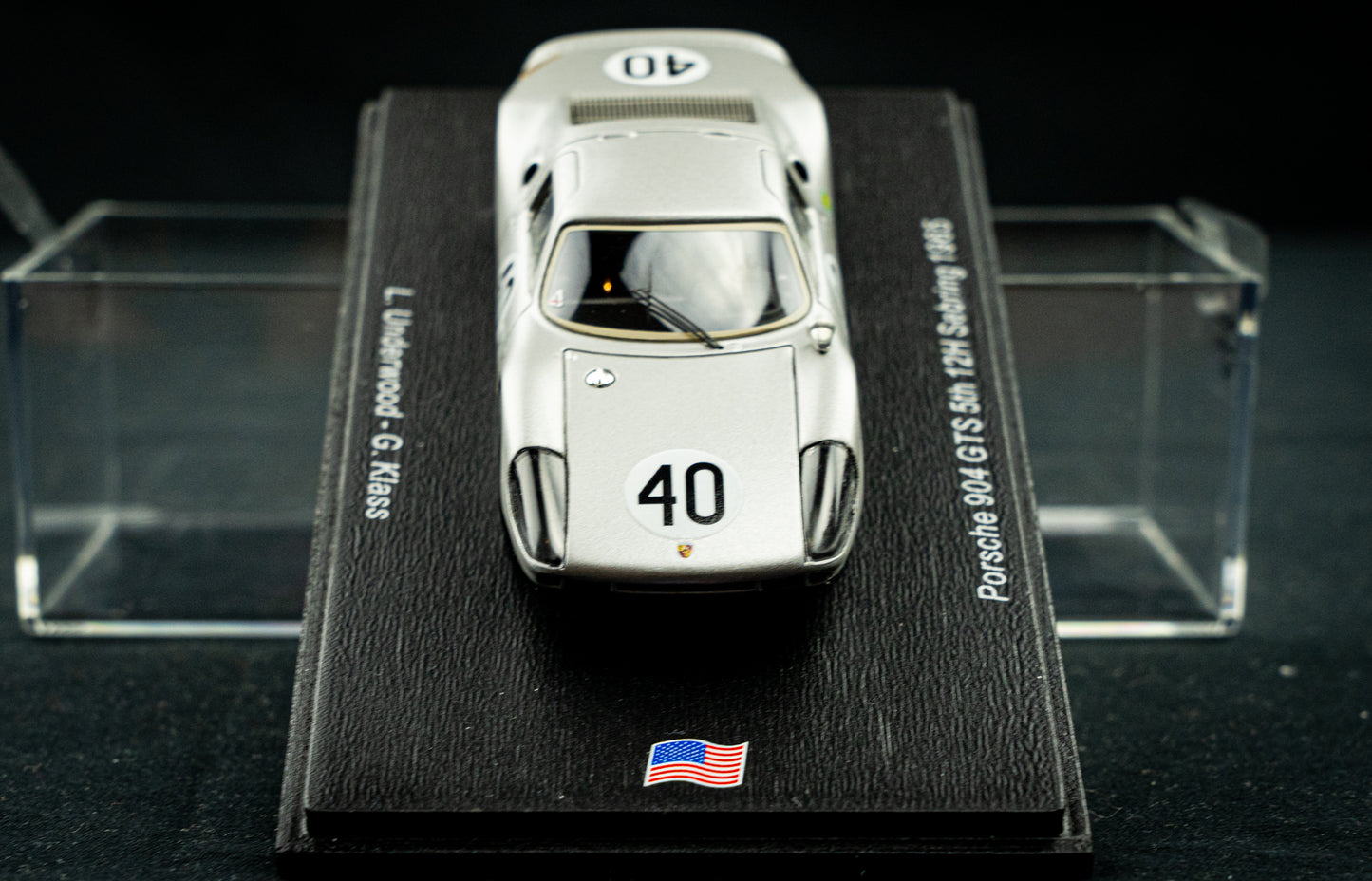 Porsche 904 GTS lim. edition 300 Stk. #40 Underwood / Klass - 5th 12h Sebring 1965 1:43