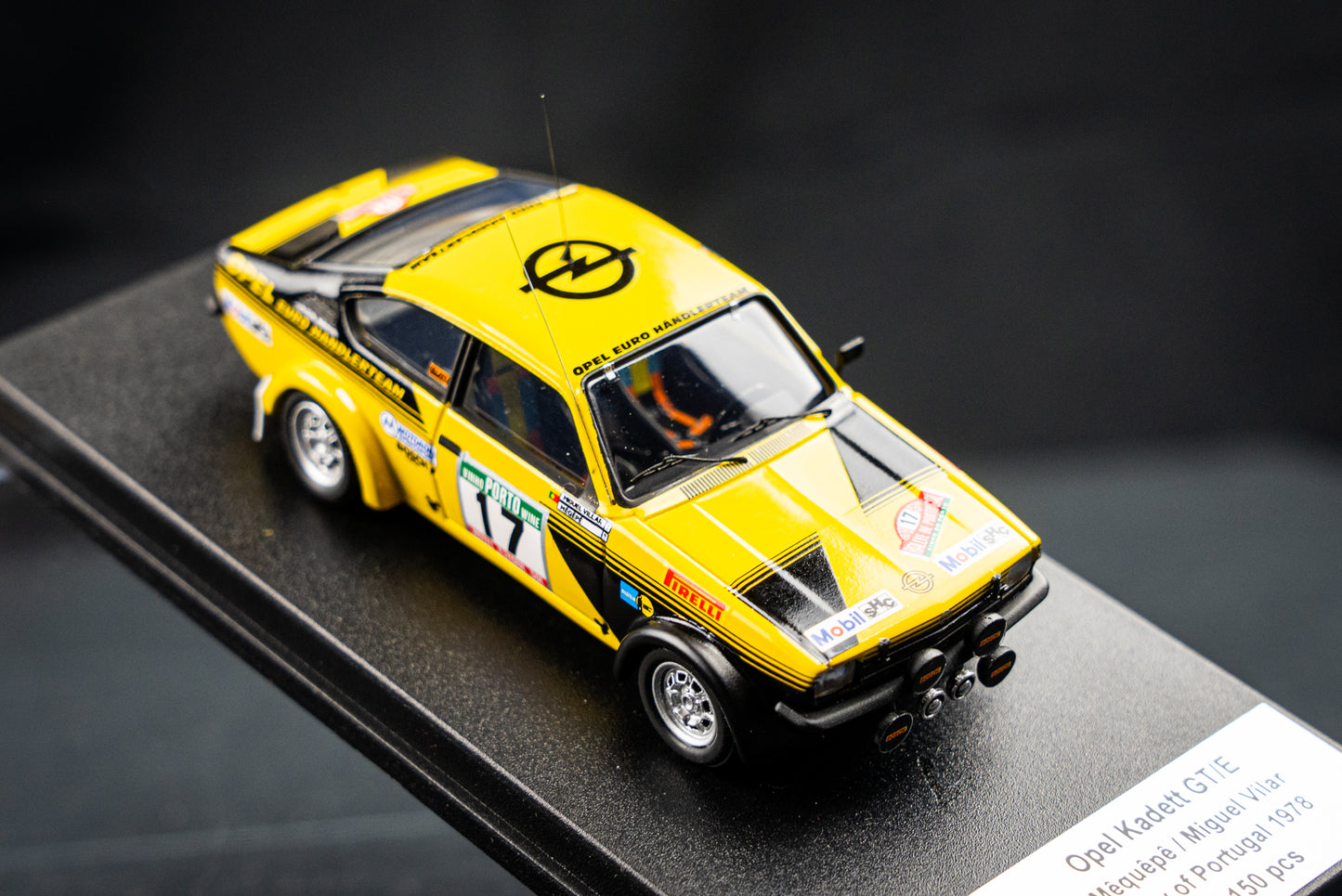 Opel Kadett GT/E Lim. Edition #17 Mequepe / Vilar Portugal Rallye 1978
