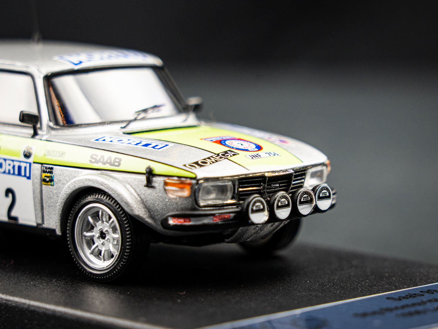 Saab 99 Lim. Edition 1/150 #2 Blomquist / Sylvian - 1000 Lakes Rallye 1976