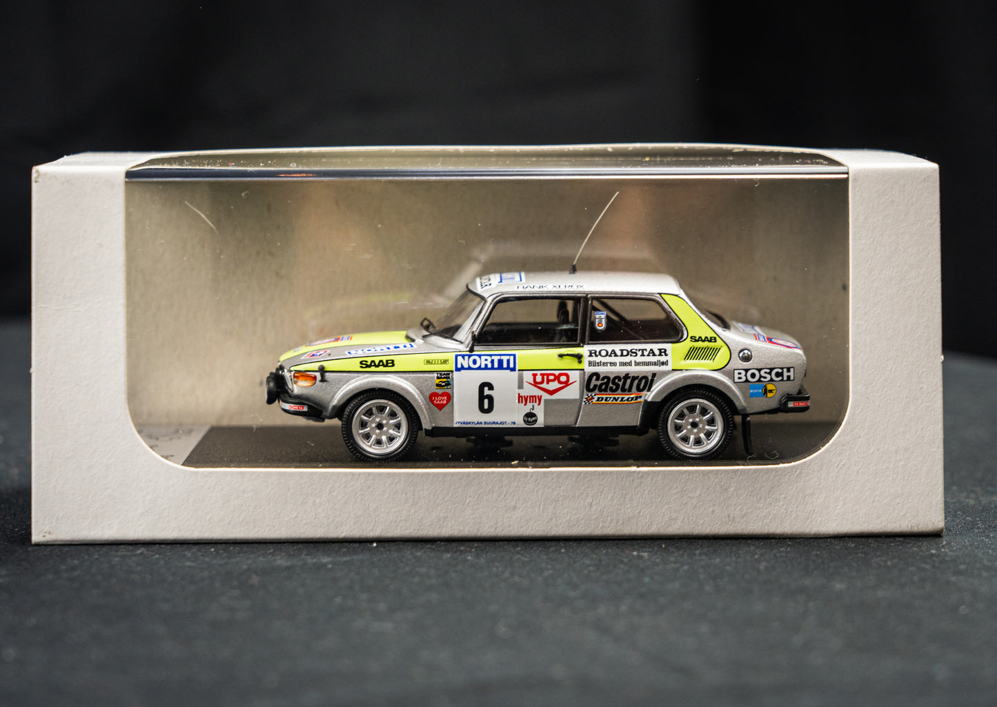 Saab 99 Lim. Edition #6 Eklund / Cederberg 1000 Lakes Rallye 1976