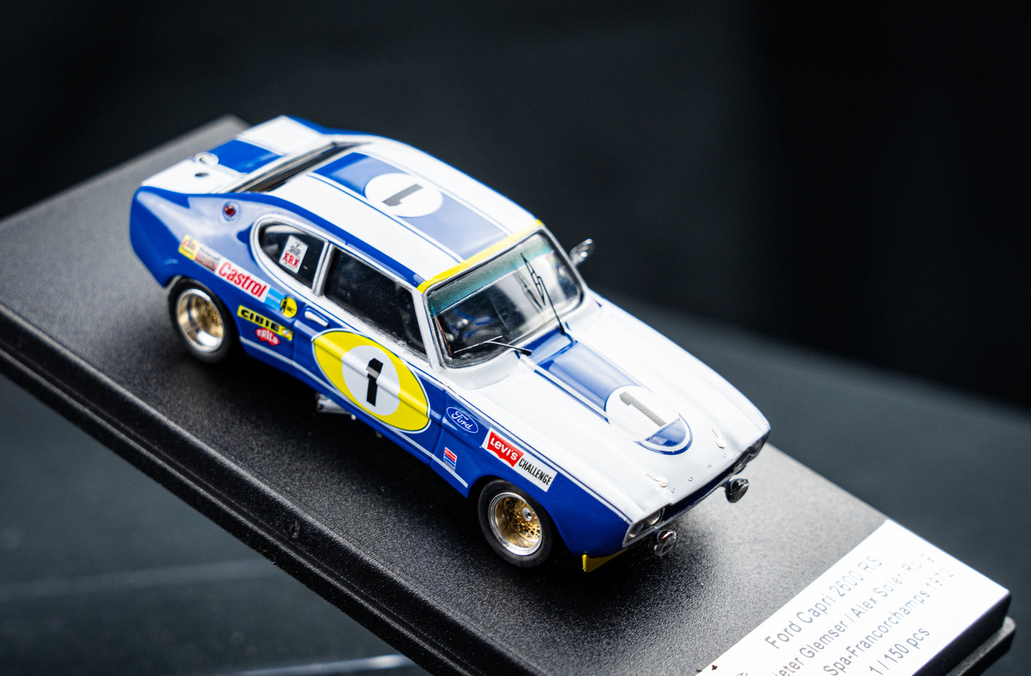 Ford Capri 2600 RS Lim. Edition 1/150 #1 Glemser / Soler-Roig 3rd 24 Spa-Francorchamps 1972
