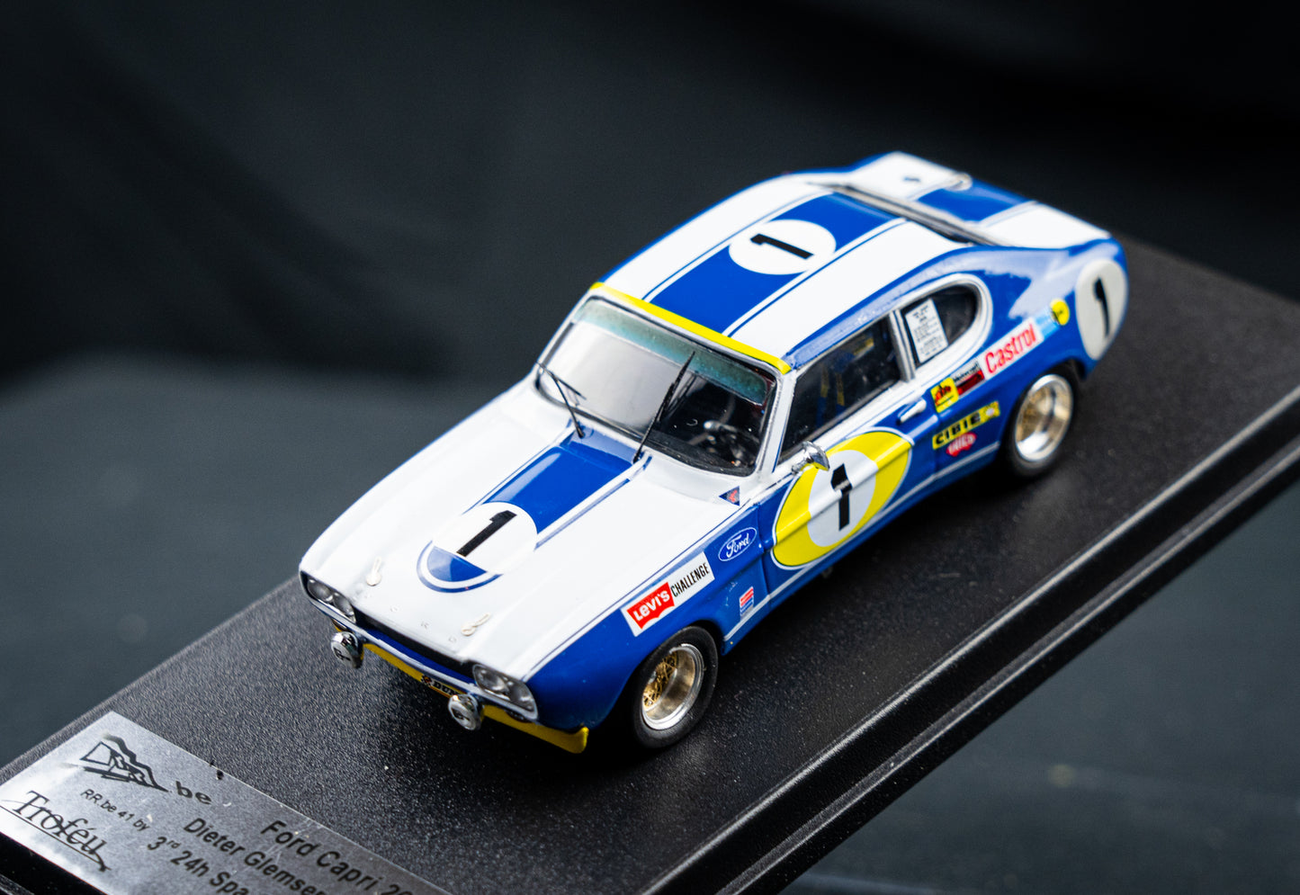 Ford Capri 2600 RS Lim. Edition 1/150 #1 Glemser / Soler-Roig 3rd 24 Spa-Francorchamps 1972