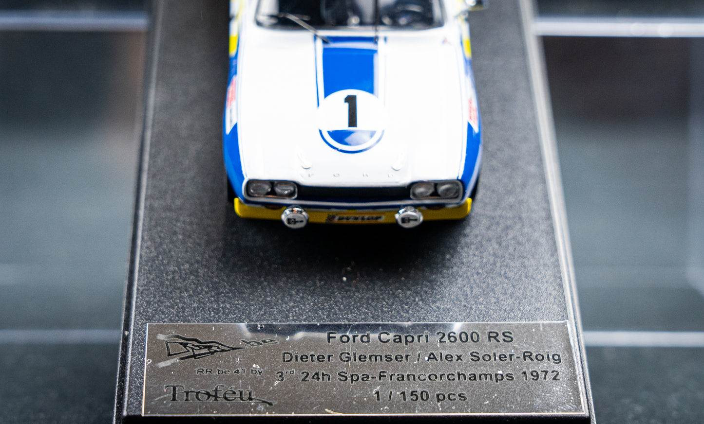 Ford Capri 2600 RS Lim. Edition 1/150 #1 Glemser / Soler-Roig 3rd 24 Spa-Francorchamps 1972