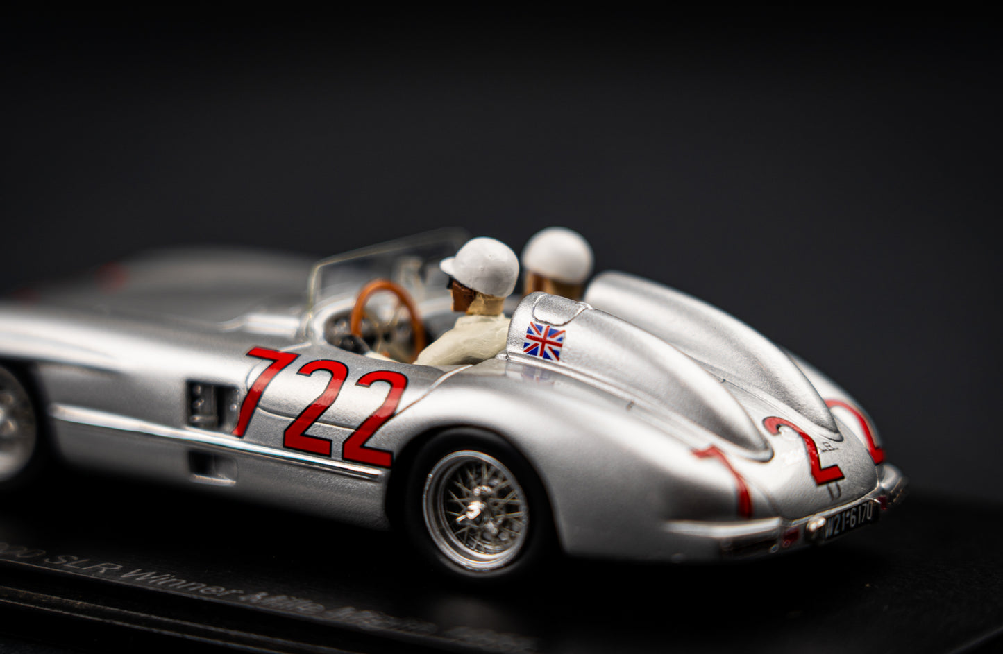 Mercedes 300 SLR #722 Moss / Jenkinson - Winner Mille Miglia 1955 - Spark 1:43