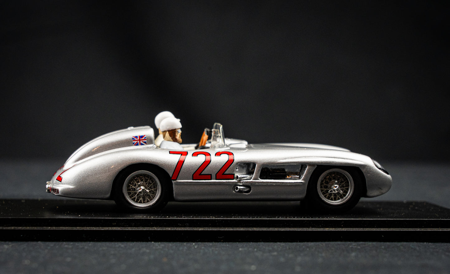 Mercedes 300 SLR #722 Moss / Jenkinson - Winner Mille Miglia 1955 - Spark 1:43