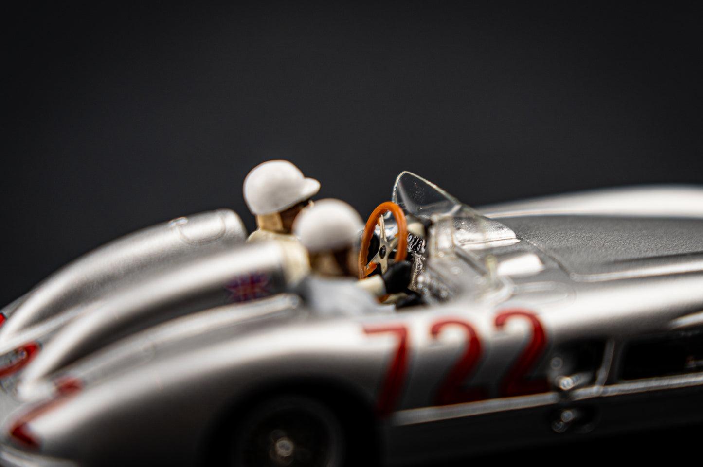 Mercedes 300 SLR #722 Moss / Jenkinson - Winner Mille Miglia 1955 - Spark 1:43