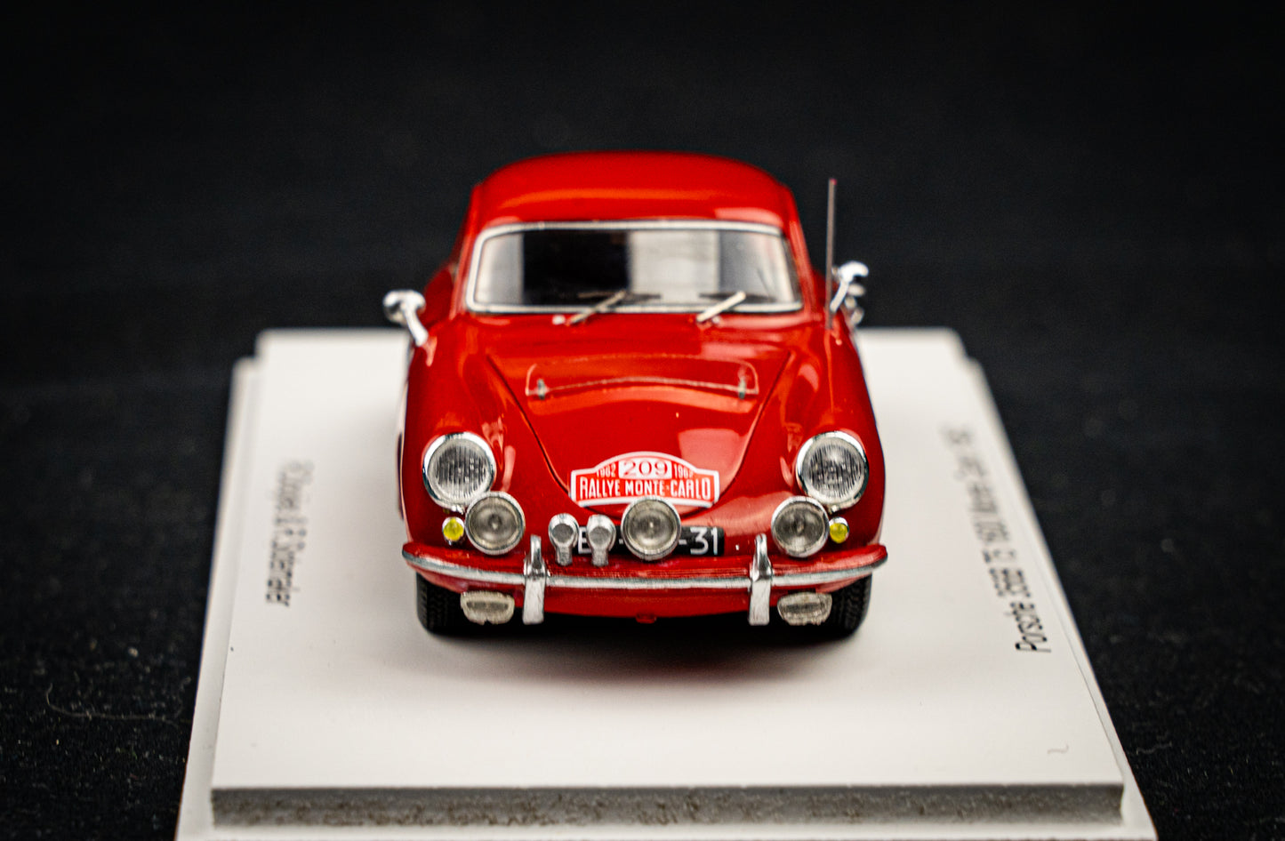 Porsche 356B T5 1600S #209 Doojies / Slotemaker - Rallye Monte Carlo 1962 - Spark 1:43