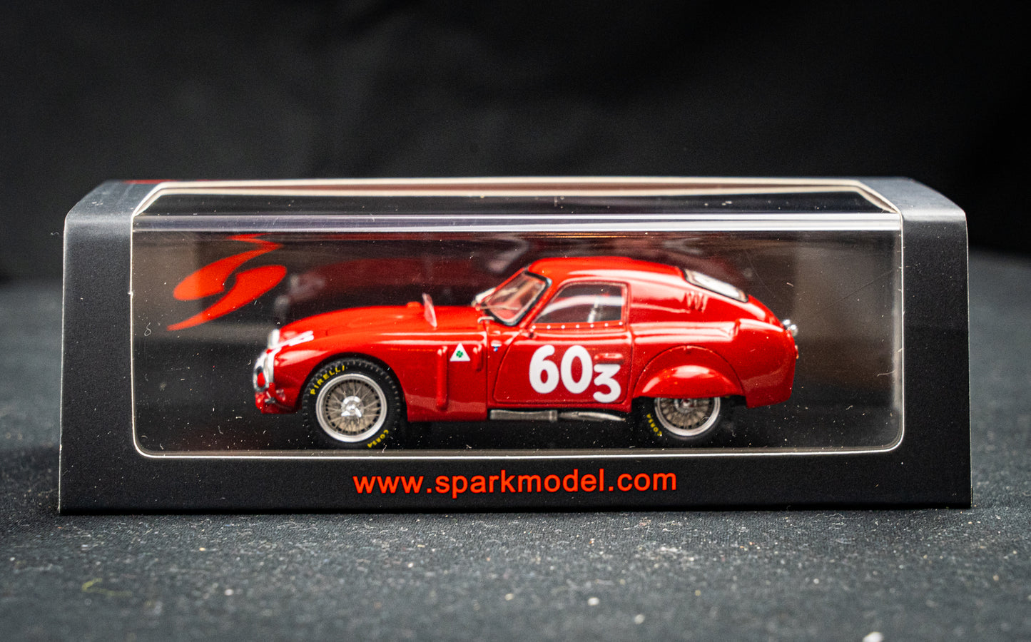 Alfa Romeo 6C 3000ccm #603 Kling / Klenk - Mille Miglia 1953 - Spark 1:43
