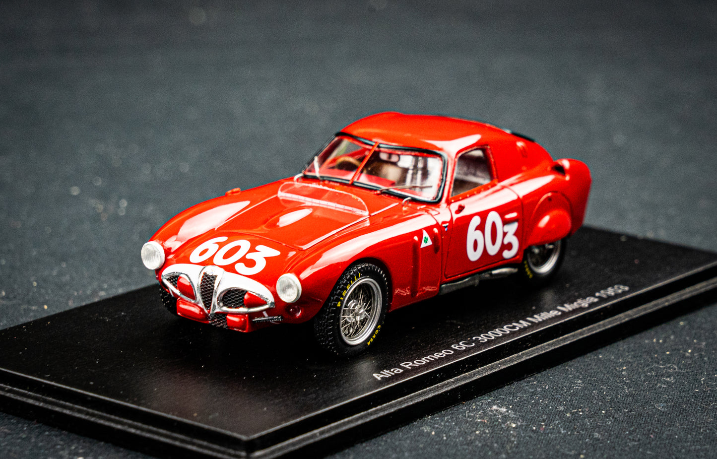 Alfa Romeo 6C 3000ccm #603 Kling / Klenk - Mille Miglia 1953 - Spark 1:43