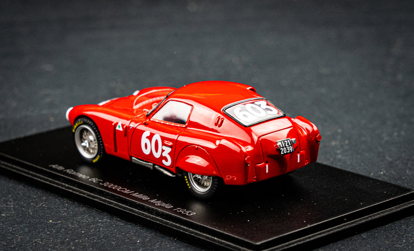 Alfa Romeo 6C 3000ccm #603 Kling / Klenk - Mille Miglia 1953 - Spark 1:43