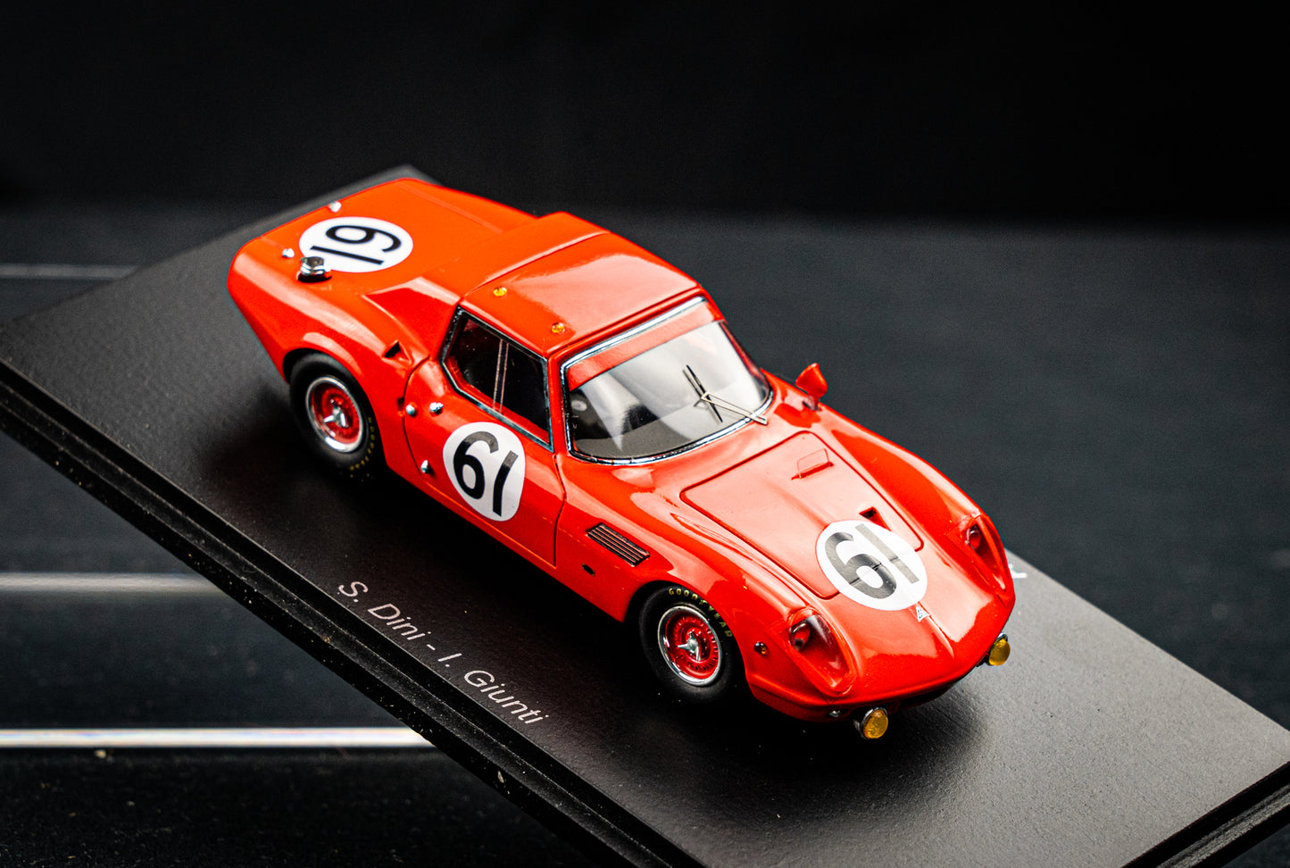 ASA RB613 #61 Dini / Giunti - 24h LeMans 1966 - Spark 1:43