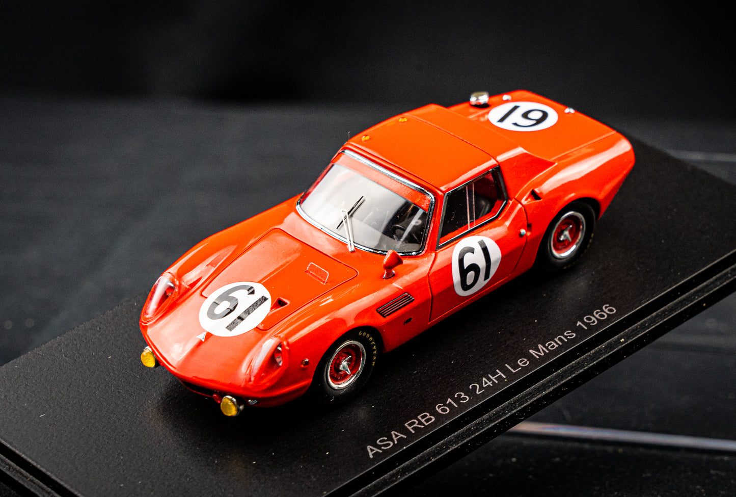 ASA RB613 #61 Dini / Giunti - 24h LeMans 1966 - Spark 1:43