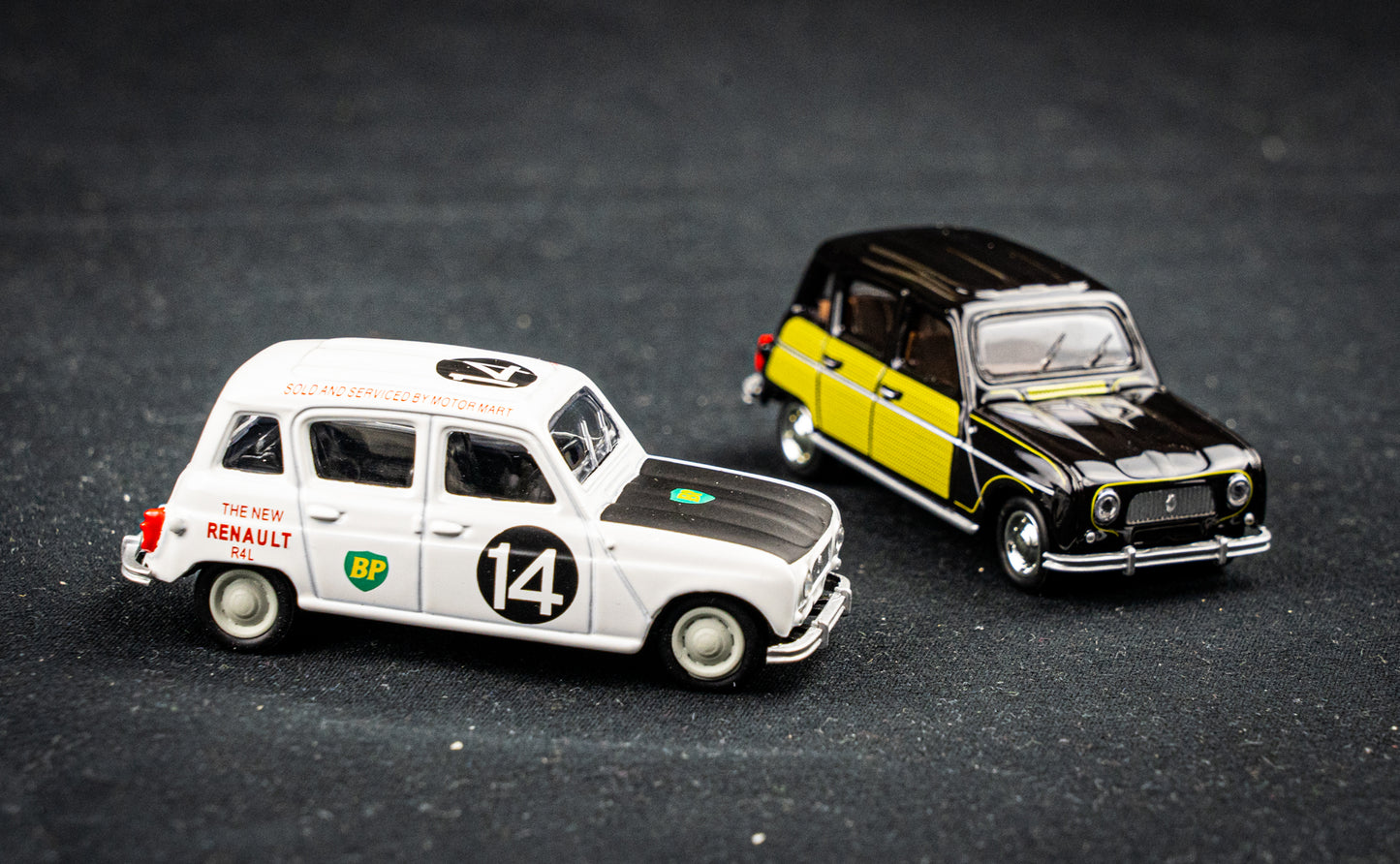 Renault 4 #14 Safari & Renault 4 Parisienne Norev 1:64