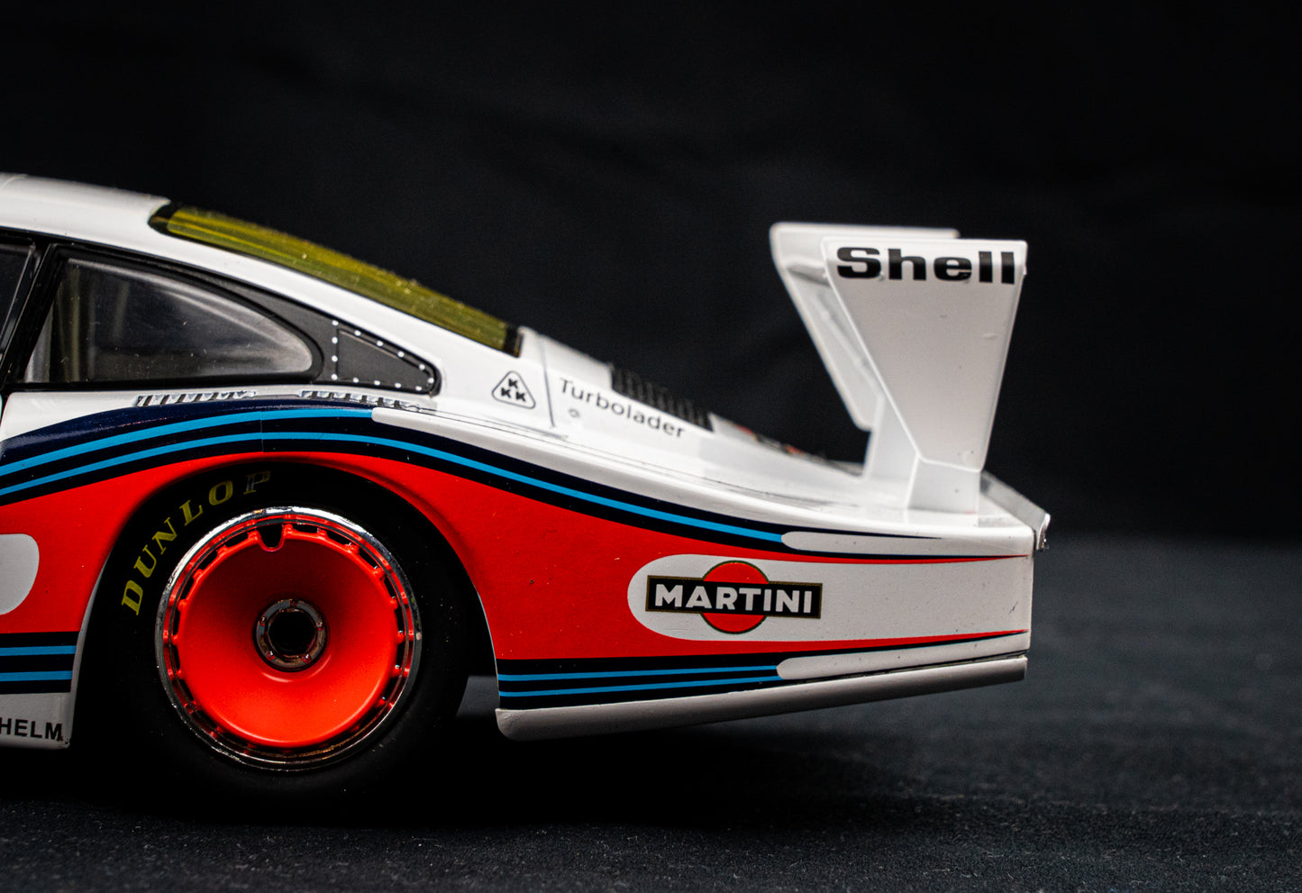 Porsche 935/78 "Moby Dick" #43 Schurti / Stommelen - 8th 24h LeMans 1978 1:18