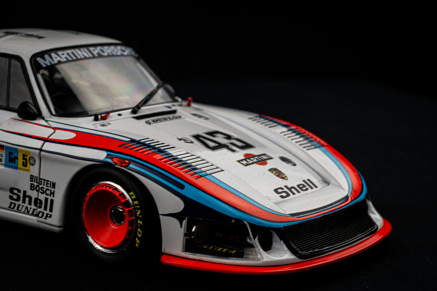 Porsche 935/78 "Moby Dick" #43 Schurti / Stommelen - 8th 24h LeMans 1978 1:18