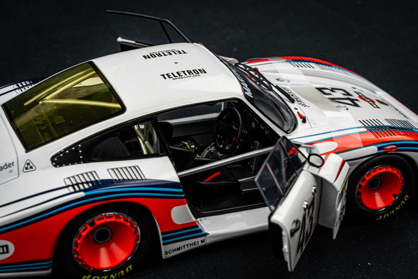 Porsche 935/78 "Moby Dick" #43 Schurti / Stommelen - 8th 24h LeMans 1978 1:18
