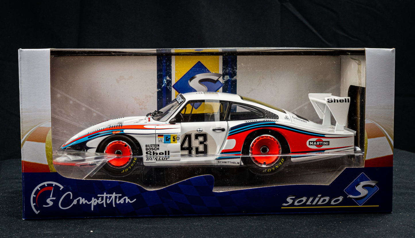 Porsche 935/78 "Moby Dick" #43 Schurti / Stommelen - 8th 24h LeMans 1978 1:18