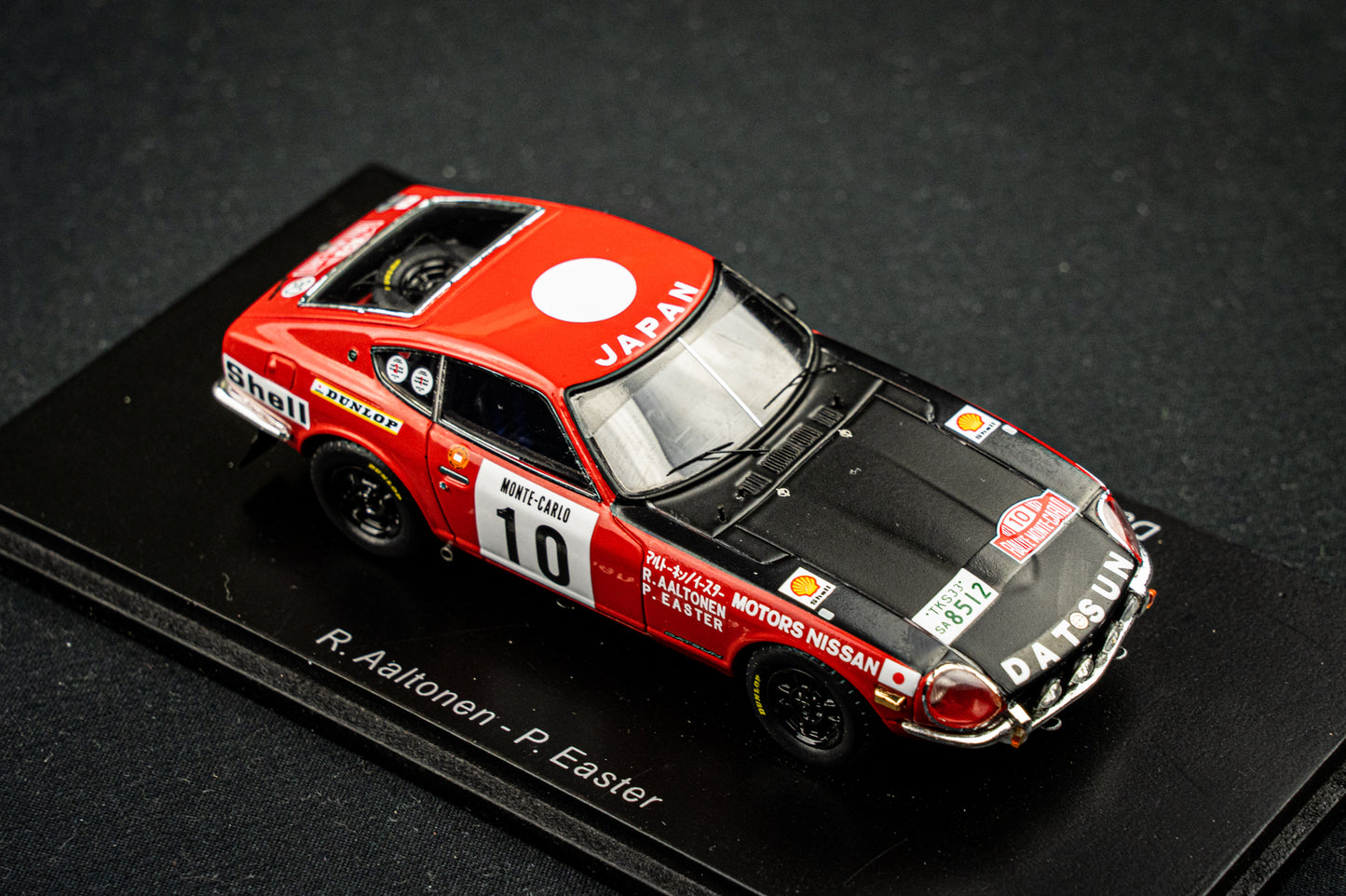 Datsun 240Z #10 R. Altonen / P. Easter - 18th Rallye Monte Carlo 1973 - Spark 1:43