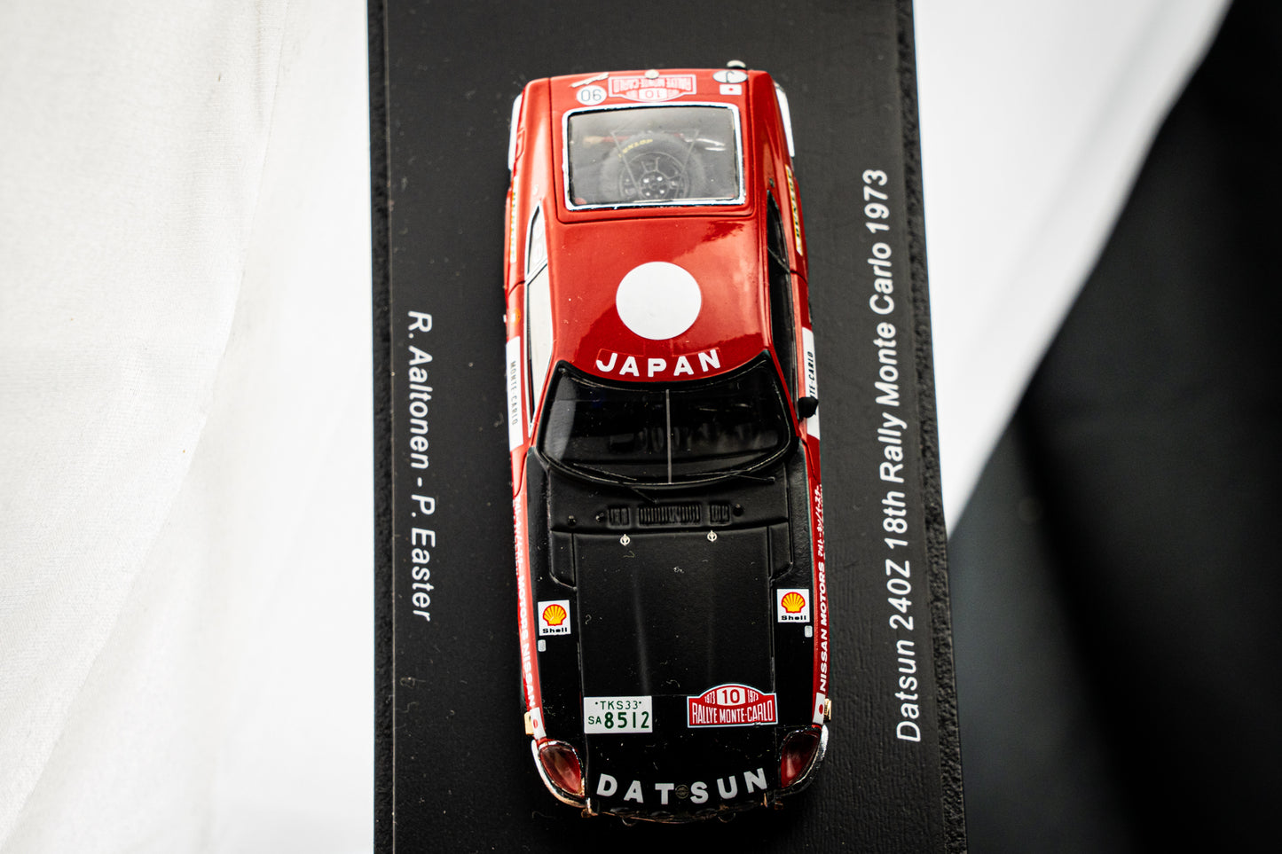 Datsun 240Z #10 R. Altonen / P. Easter - 18th Rallye Monte Carlo 1973 - Spark 1:43