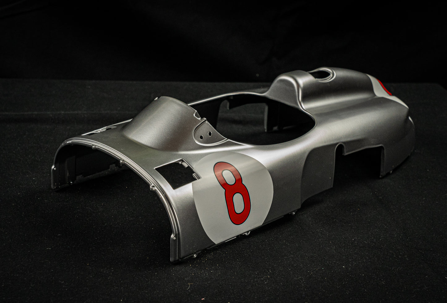 Mercedes W196 R no.8 Juan Manuel Fangio Formel 1 WM 1955 - IXO Collections 1:8