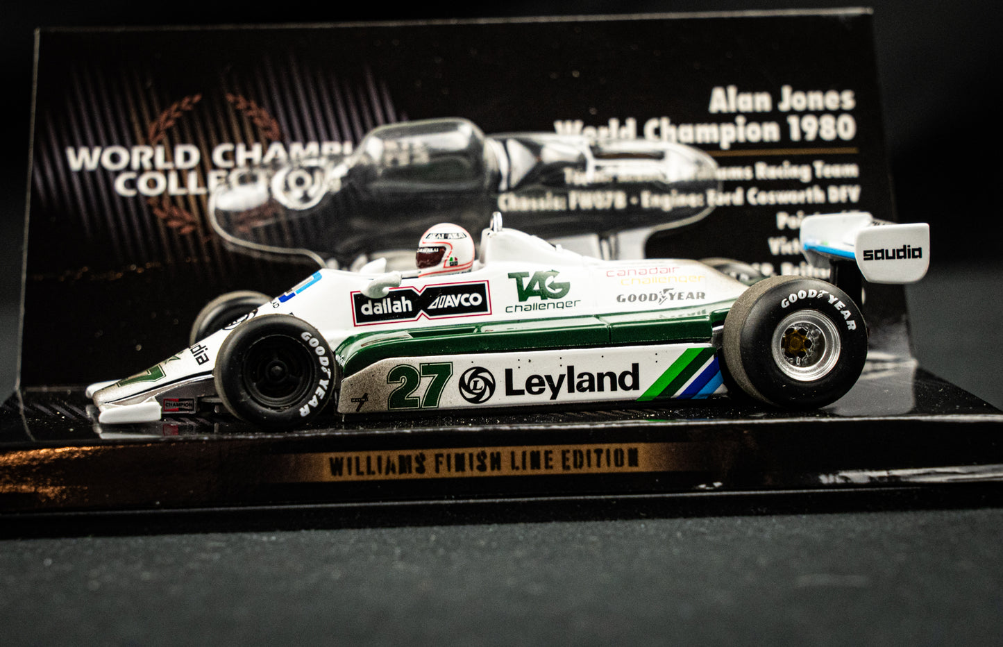 Alan Jones #27 Williams FW07B Formel 1 Weltmeister 1980 - Minichamps 1:43