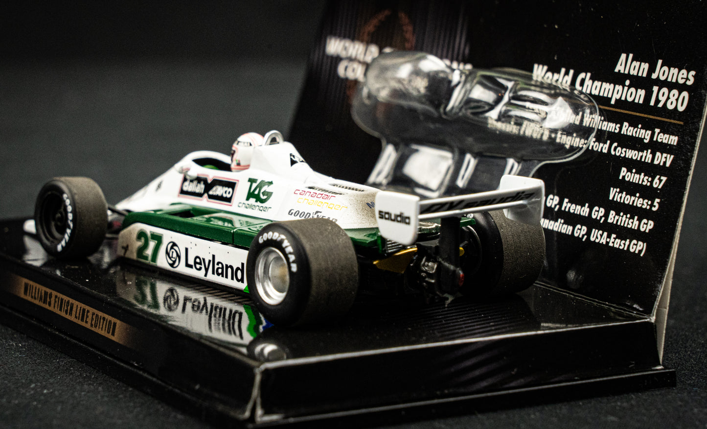 Alan Jones #27 Williams FW07B Formel 1 Weltmeister 1980 - Minichamps 1:43