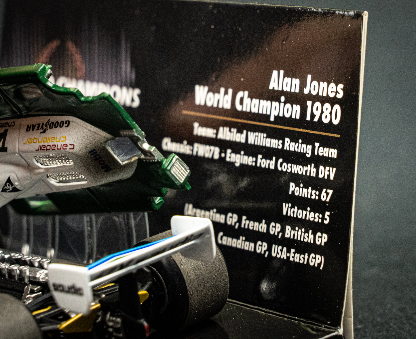 Alan Jones #27 Williams FW07B Formel 1 Weltmeister 1980 - Minichamps 1:43