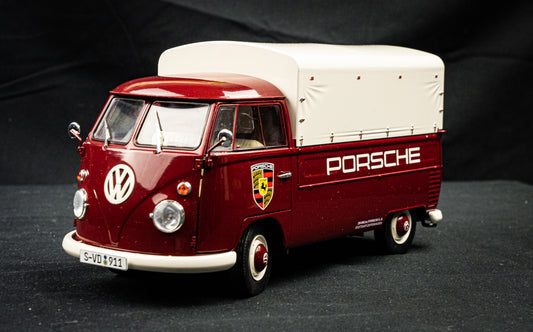 Volkswagen VW T1 Rennservice Porsche 1950 rot - Solido 1:18