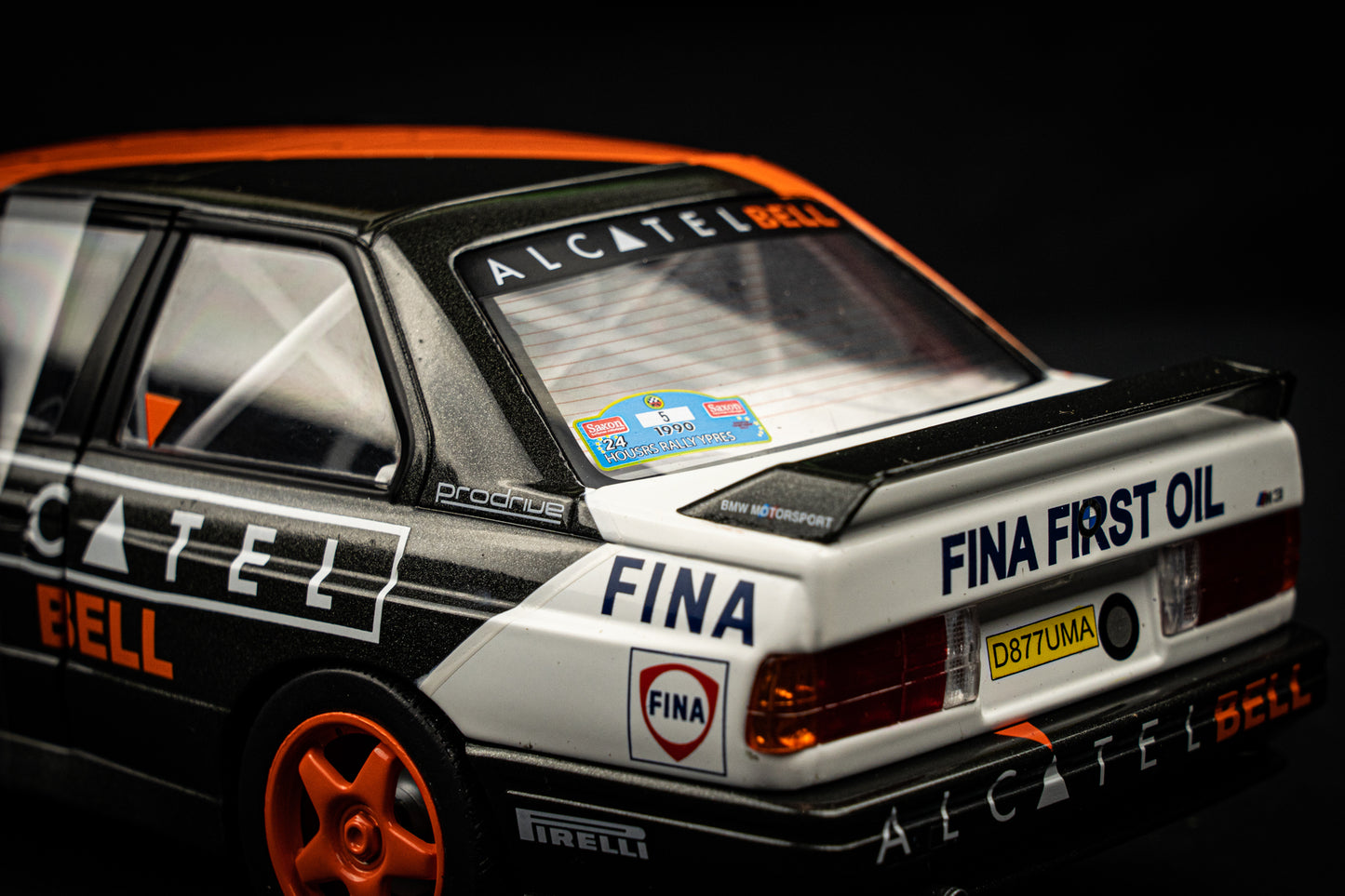 BMW M3 (E30) #5 DeMevius / Lux - P3 Ypres Rallye 1990 - Solido 1:18
