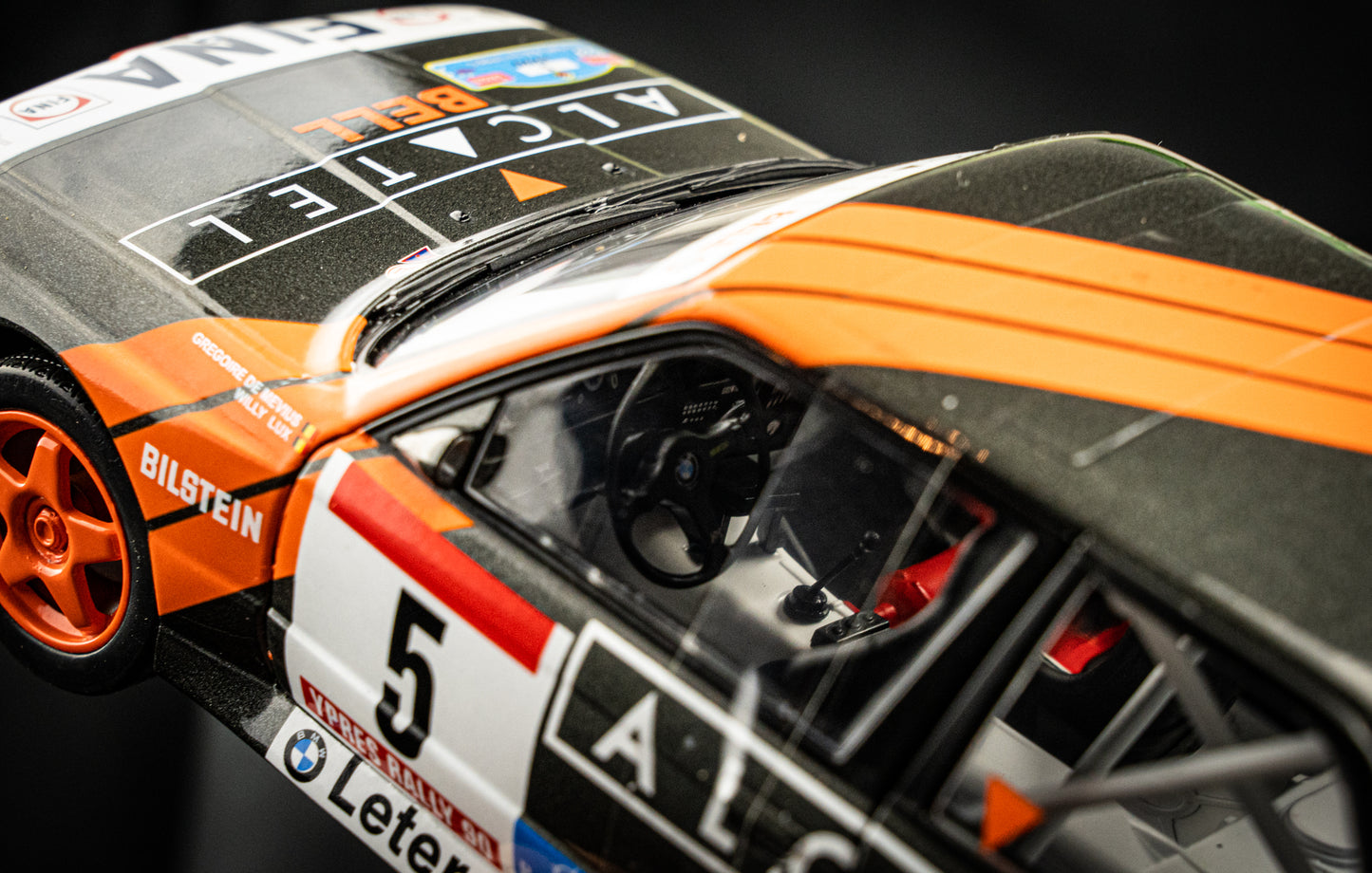 BMW M3 (E30) #5 DeMevius / Lux - P3 Ypres Rallye 1990 - Solido 1:18